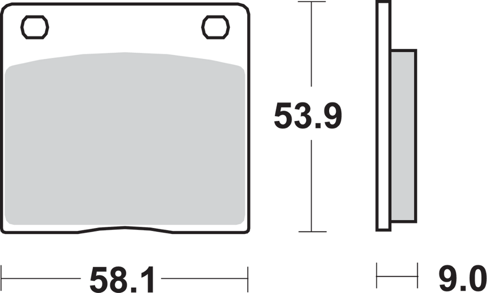 SBS HF Brake Pads - Kawasaki/Suzuki 512HF