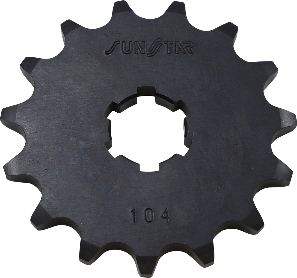 SUNSTAR SPROCKETS Countershaft Sprocket - 15 Tooth - Kawasaki/Suzuki/Yamaha 10415