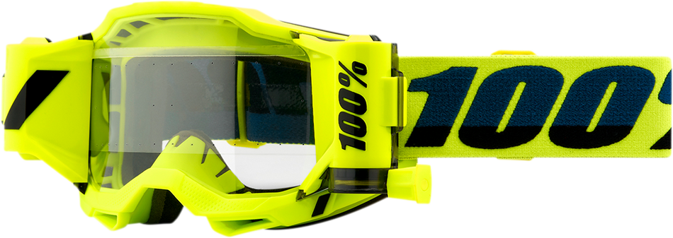 100% Accuri 2 Forecast Goggles - Fluo Yellow - Clear 50017-00002