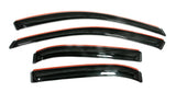 AVS 11-16 Hyundai Elantra (Excl. GT) Ventvisor In-Channel Front & Rear Window Deflectors 4pc - Smoke 194471