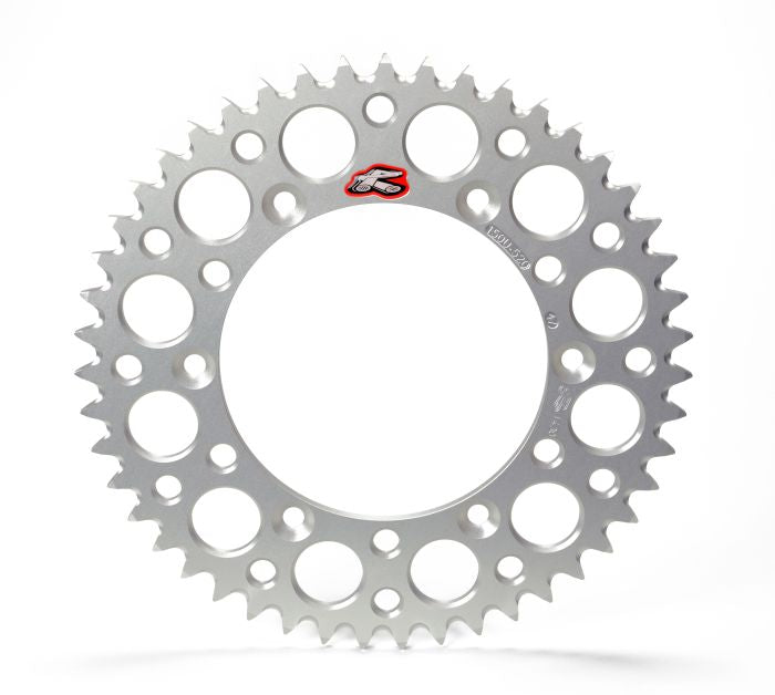 Renthal Rear Ultralight Sprocket Silver Grooved 52t 941363