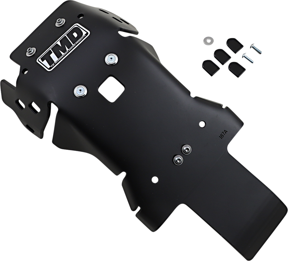 T.M. DESIGNWORKS Skid Plate - Black - Gas Gas | Husqvarna | KTM KHLG-136-BK