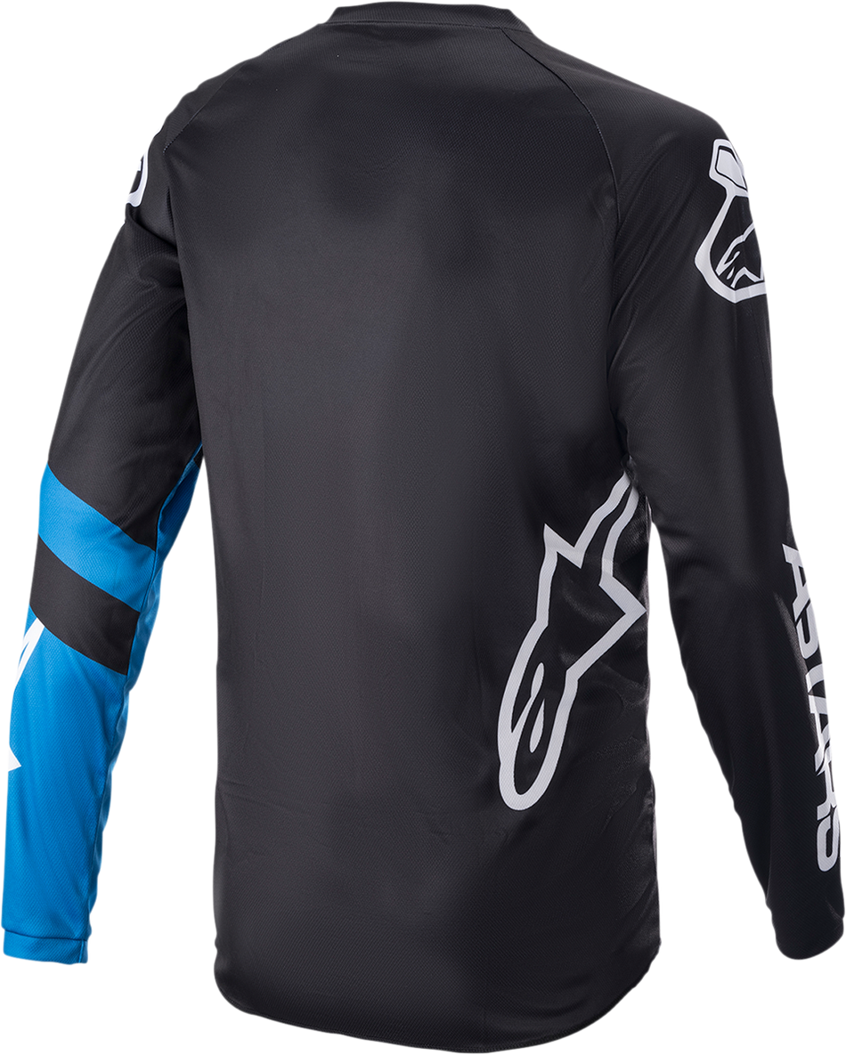 Maillot de manga larga ALPINESTARS Racer V3 - Negro/Azul brillante - Grande 1762822-1078-LG 