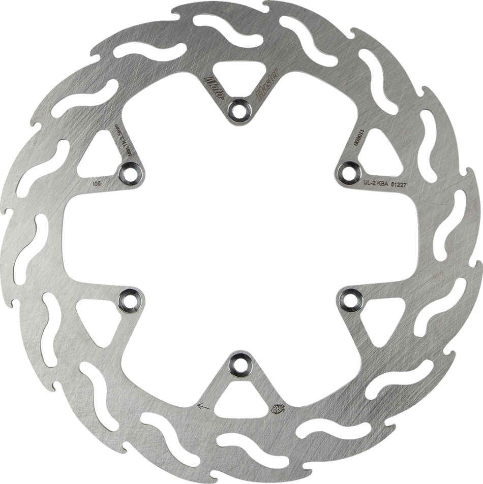 MOTO-MASTER Brake Rotor - Rear - Flame 110600-PU