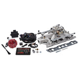 Edelbrock Pro Flo 4 Fuel Injection Kit Seq Port Ford 289-302 ci 550 HP 29 LbHr Injectors Satin 35930
