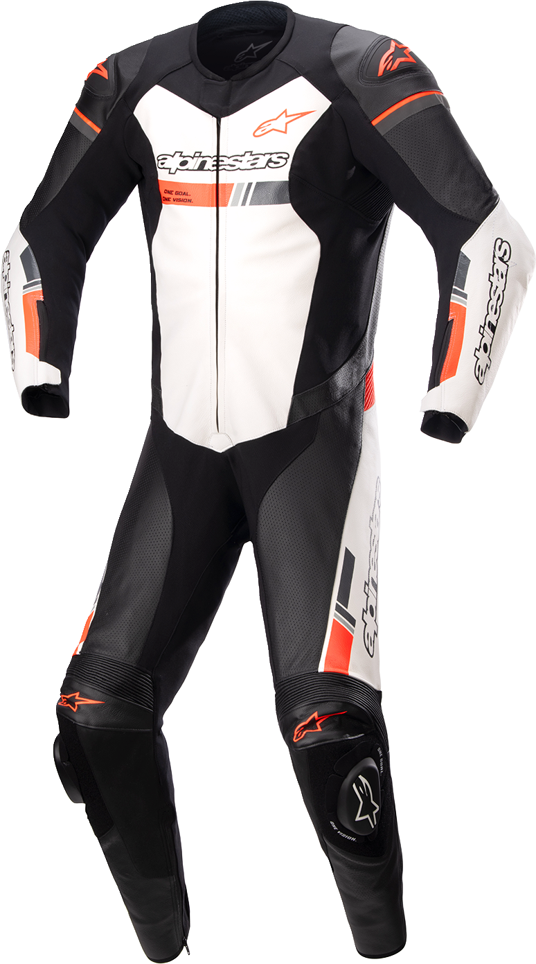 ALPINESTARS GP Force Chaser 1-Piece Suit - Black/White/Red - US 38 / EU 48 3150321-1231-48