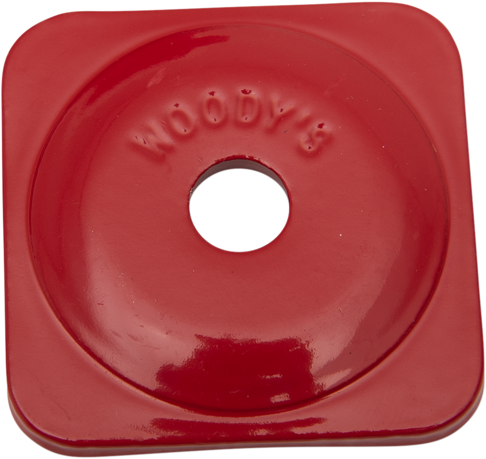 WOODY'S Support Plates - Red - Square - 48 Pack ASG-3790-48