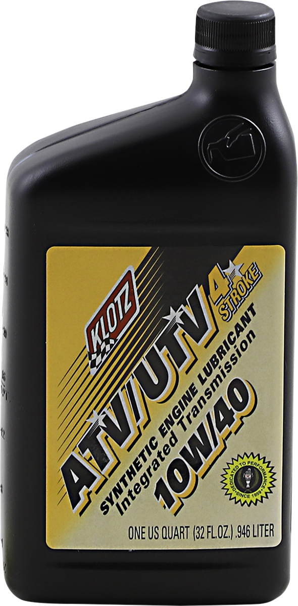 KLOTZ OIL ATV Synthetic 4T Engine Oil - 10W-40 - 1 U.S. quart ATVUTV-1040