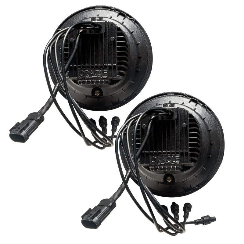 ORACLE Lighting 07-18 Jeep Wrangler JK Oculus 7in. ColorSHIFT Bi-LED Projector Headlights 5876-504