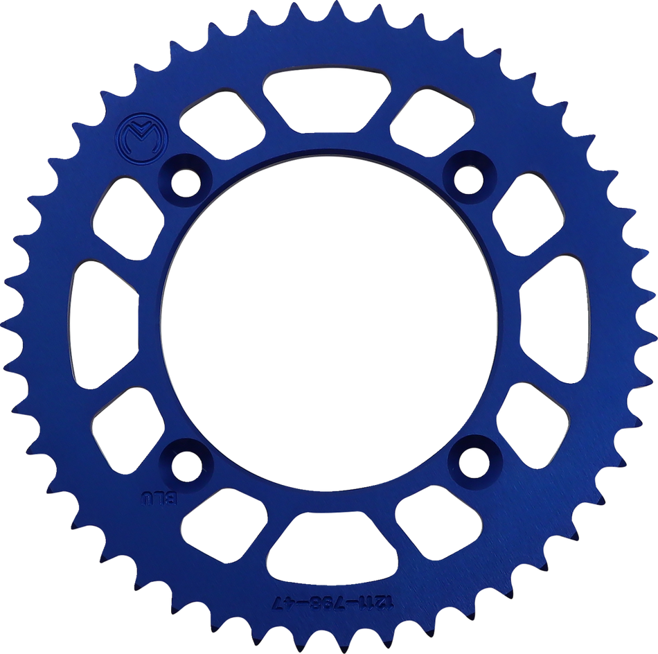 MOOSE RACING Rear Sprocket - 47 Tooth - Suzuki/Yamaha 1211-798-47-12