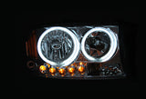 ANZO 2001-2005 Chrysler Pt Cruiser Crystal Headlight Chrome Amber (OE) 111472