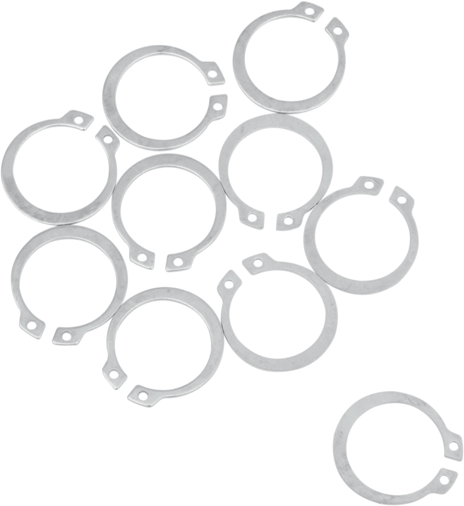 MOOSE RACING Snap Ring - 10 Pack - Kawasaki/Suzuki 25-6008