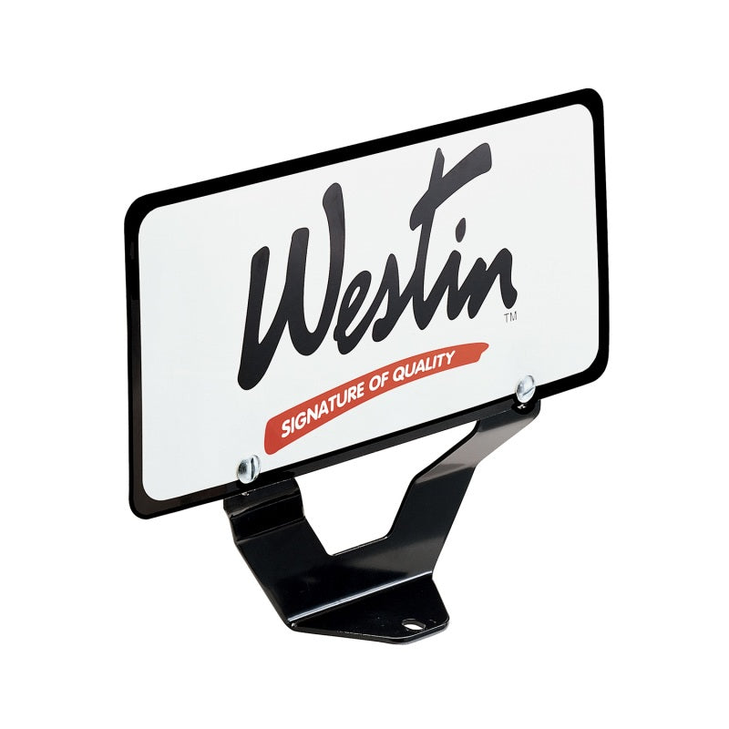 Westin Bull Bar License Plate Relocator - Black 32-0055