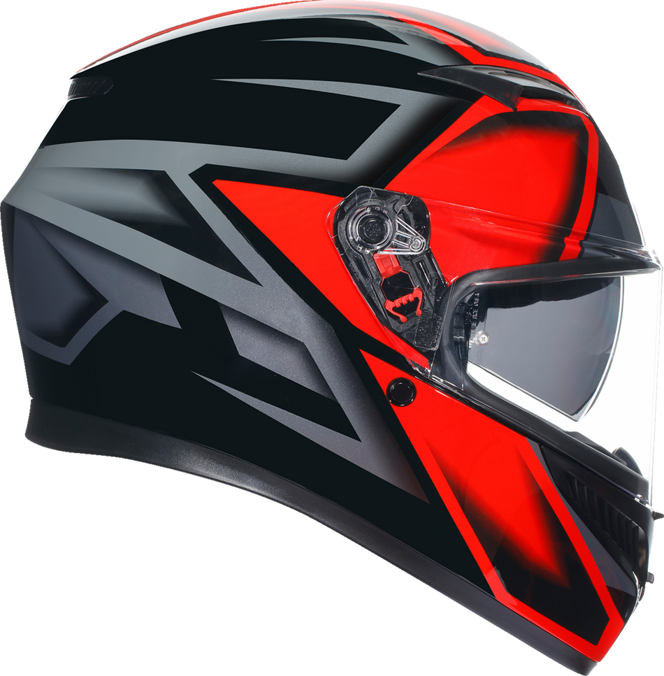 AGV K3 Helmet - Compound - Black/Red - 2XL 21183810040092X