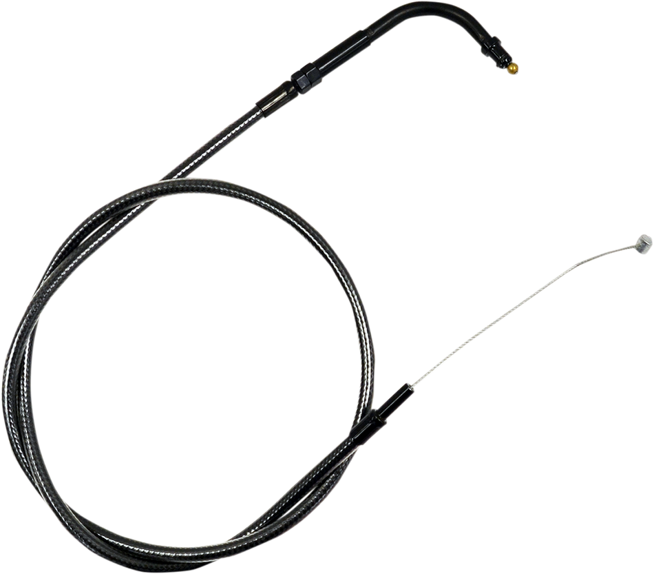 LA CHOPPERS Throttle Cable - 12" - 14" - Midnight LA-8005TH13M