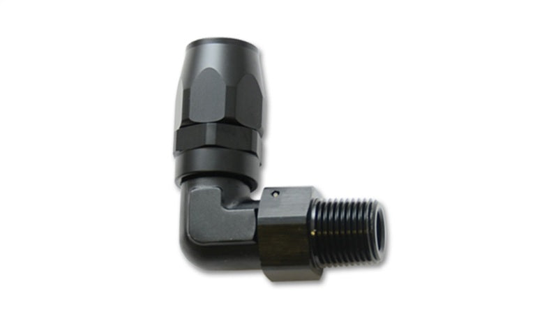 Vibrant Male NPT 90 Degree Hose End Fitting -6AN - 3/8 NPT 26902