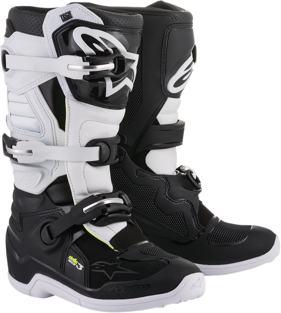 ALPINESTARS Stella Tech 3 Boots - Black/White - US 6 2013218-12-6