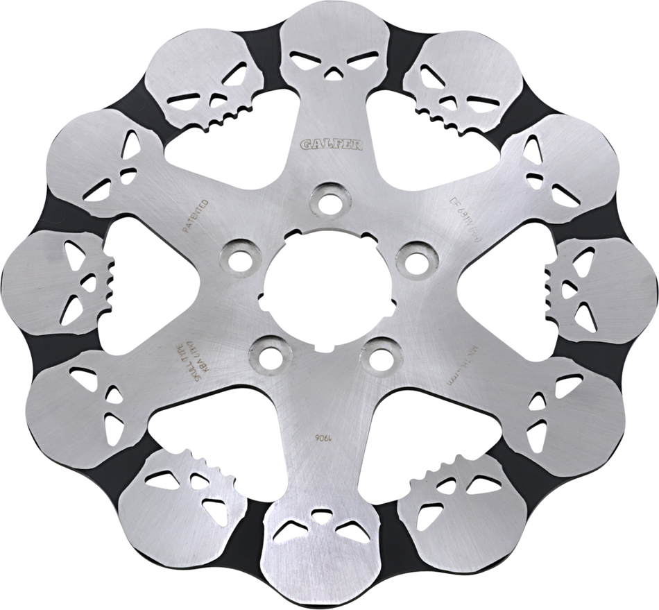 GALFER Skull Rear Rotor Solid Mount 11.5" DIAMETER DF681RH