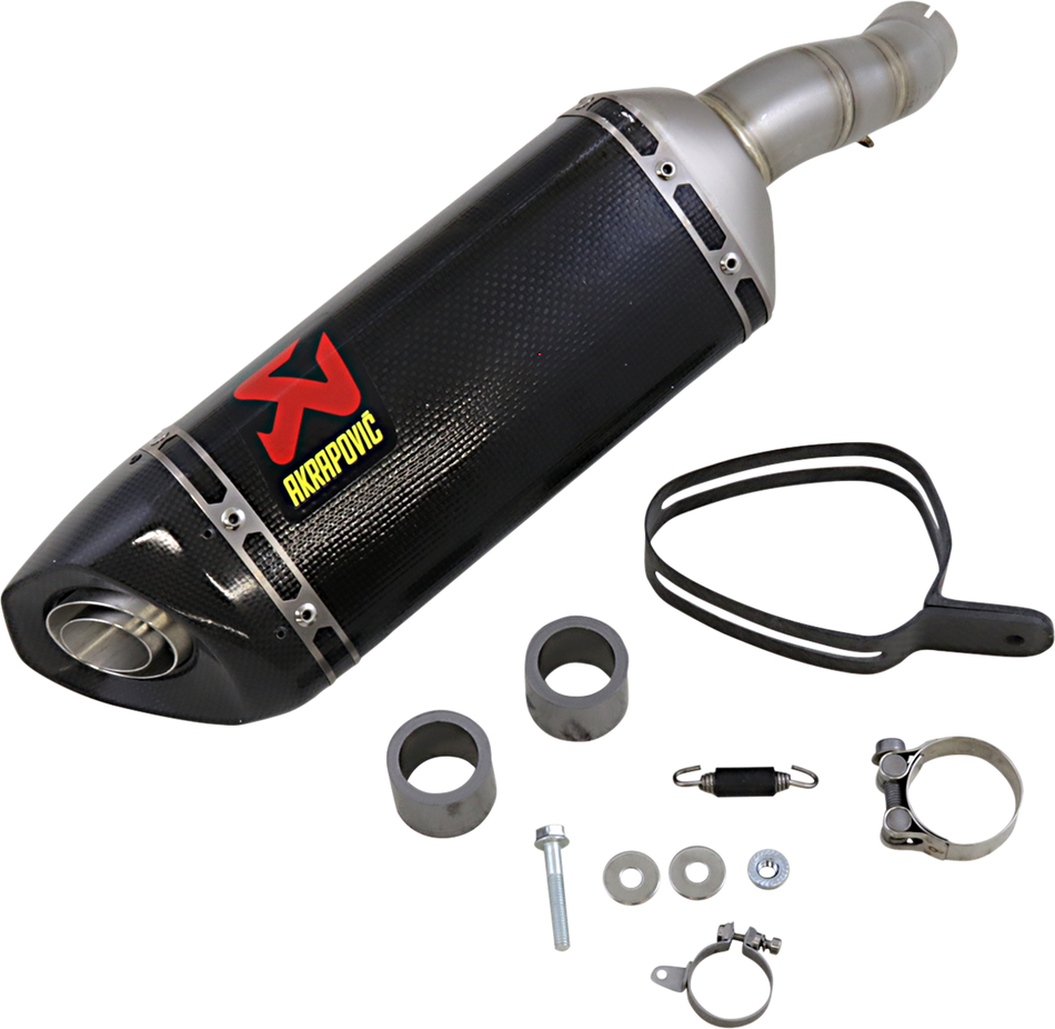 AKRAPOVIC Carbon Fiber Slip-On Line Muffler Carbon Fiber MT-03/YZF-R3 2015- 2021 S-Y2SO16-HAPC/1 1811-3945