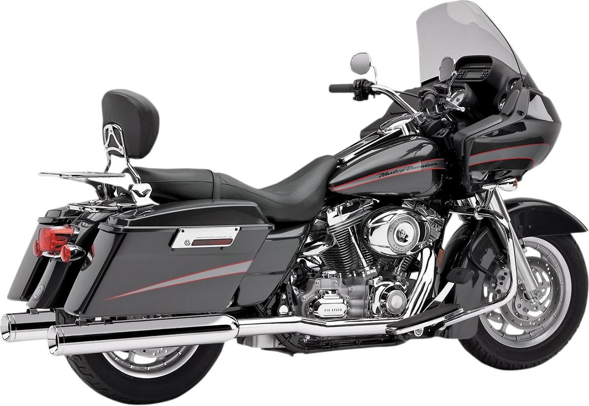 Tubos de dirección duales COBRA True - Cromados - '07-'08 FL 6251 