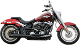 S&S CYCLE 2:1 50 State Exhaust for M8 Softail - Black 550-0846B