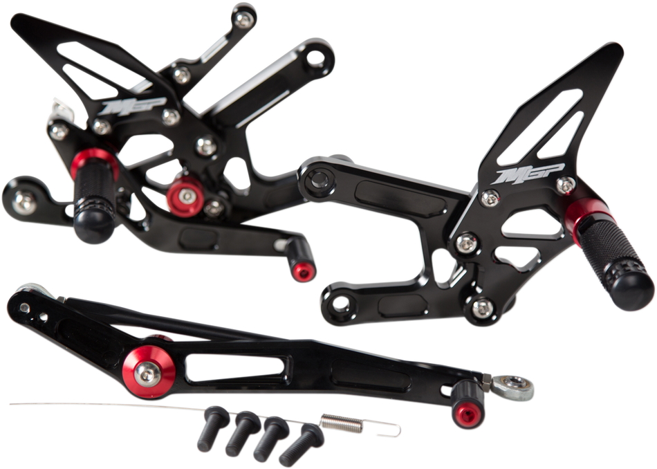 MGP MGP Rearset - Black - Yamaha 80801-2500