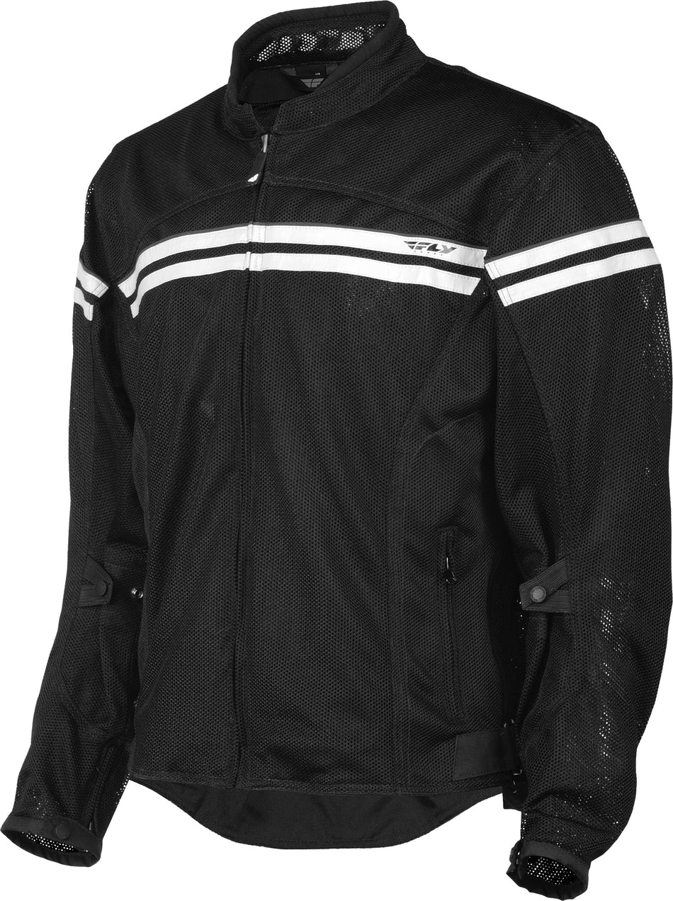 FLY RACING Flux Air Mesh Jacket Black/Cream S #5948 477-4048~2