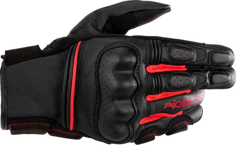 Guantes ALPINESTARS Phenom - Negro/Rojo brillante - Grande 3501723-1303-L 