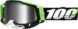 100% Racecraft 2 Schutzbrille - Kalkuta - Silberspiegel 50010-00006