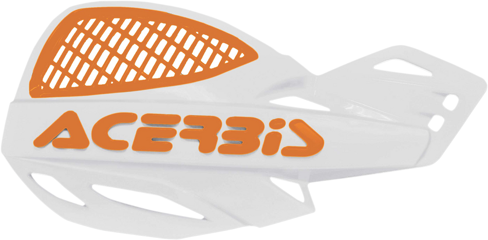 ACERBIS Handguards - Uniko - Vented - White/Orange 2072671088