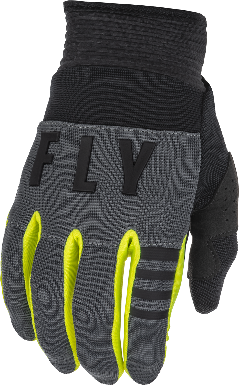 FLY RACING F-16 Gloves Grey/Black/Hi-Vis Md 375-912M