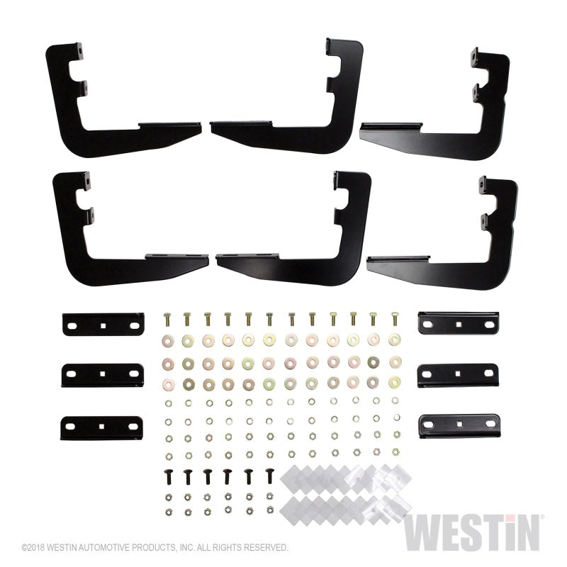 Westin 2019 Ram 1500 Quad/Crew Cab (Excl. 2019 Ram 1500 Classic) Running Board Mount Kit - Black 27-2245