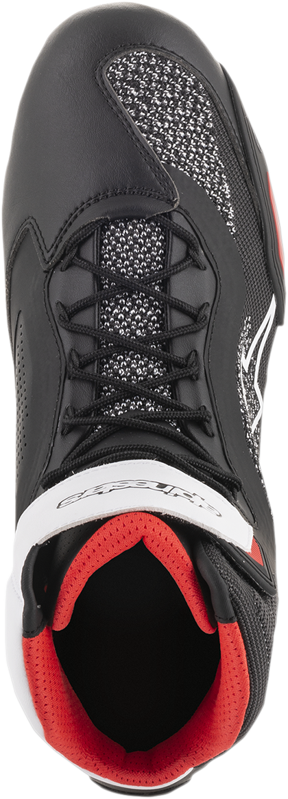 ALPINESTARS Faster-3 Rideknit® Shoes - Black/White/Red - US 7 2510319123-7