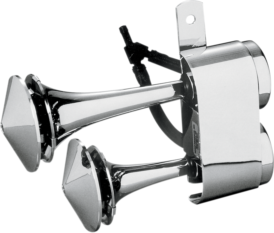 RIVCO PRODUCTS Dual - Air Horns - Chrome AHHD