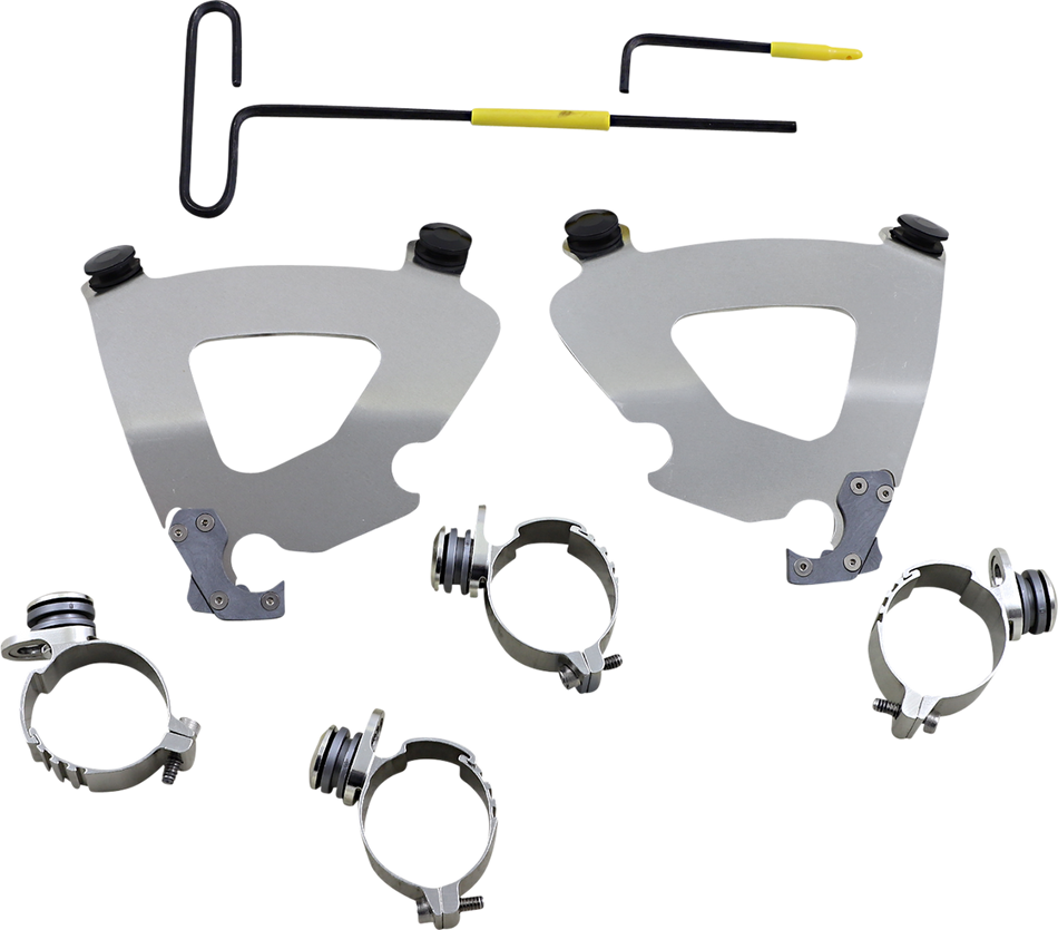 MEMPHIS SHADES Gauntlet Mounting Kit - Polished - XL MEK2057