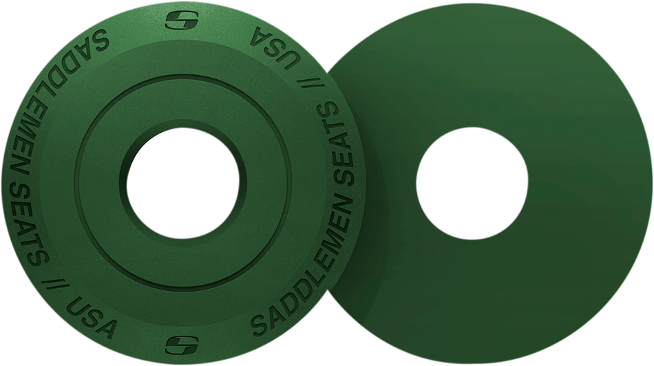 SADDLEMEN Fender Seat Washer - Dark Green 14707DG