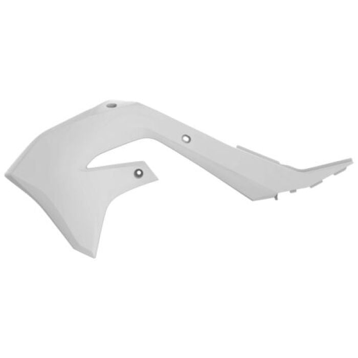 Polisport  Radiator Scoops Kawasaki, White 994297