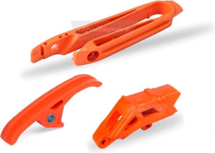 Polisport Chain Guide/Slider/Sliding Piece Kit, Orange Ktm 994531