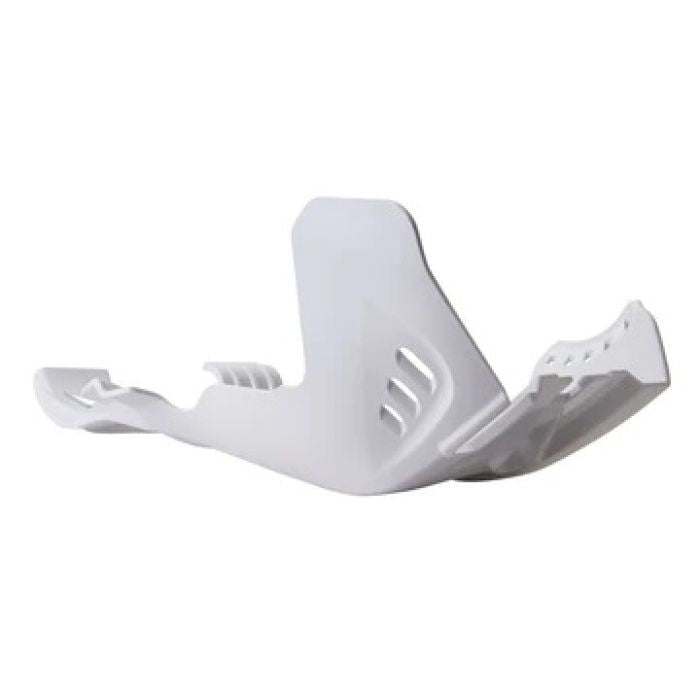 Polisport Skid Plate With Linkprotector White 995376