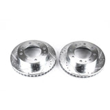 Power Stop 02-04 Chevrolet Avalanche 2500 Front Evolution Drilled & Slotted Rotors - Pair AR8655XPR