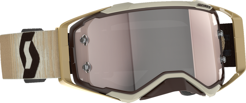 SCOTT Prospect Schutzbrille - Beige/Braun - Silber Chrom 272821-1074269 