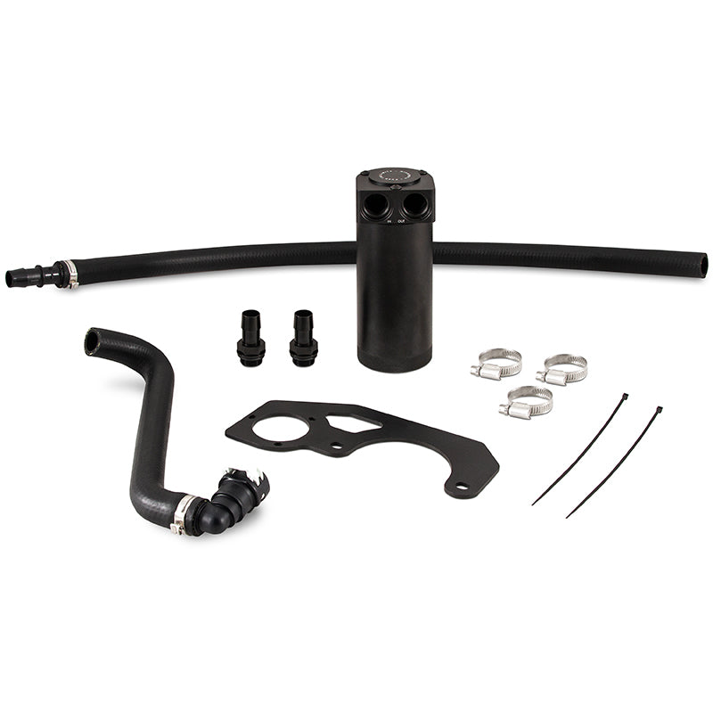 Mishimoto 2018+ Jeep Wrangler JL 2.0L Baffled Oil Catch Can Kit - Black MMBCC-JLH-18CBE