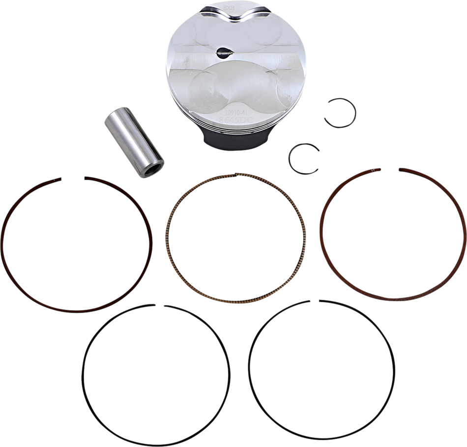 WOSSNER Piston Kit - SXF/EXC 250 - 75.98 mm 8645DC