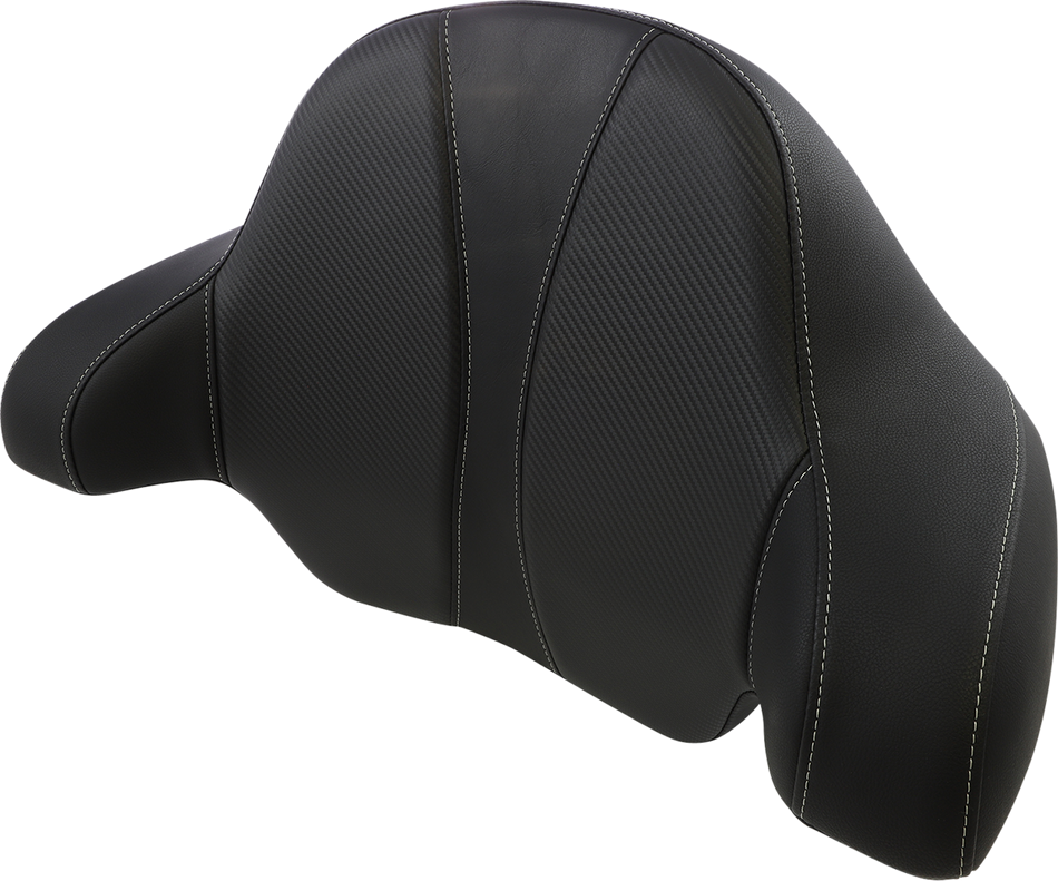 SADDLEMEN Tour-Pak Backrest Pad - Dominator Seat - Black - FL '14-'23 814-07-TPACK-D