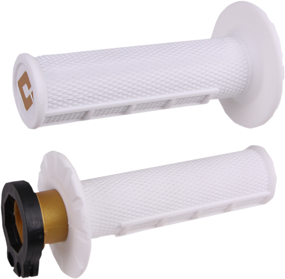 ODI Grips - MX - Half Waffle - White H36HWW