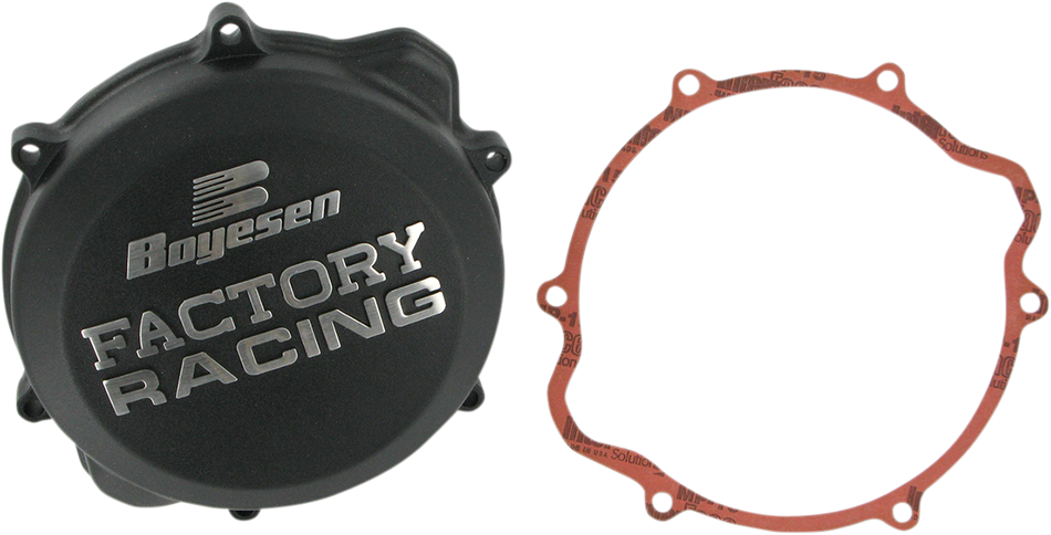 Tapa de embrague BOYESEN - Negra - CRF450 CC-06XB 