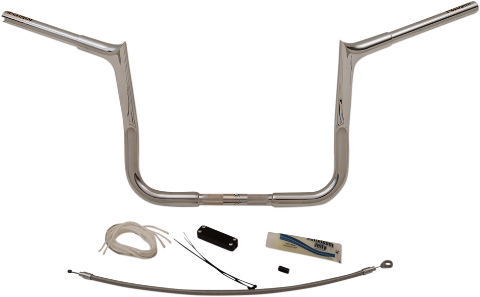 FAT BAGGERS INC. Handlebar Kit - Pointed Top - 12" - Chrome 909112