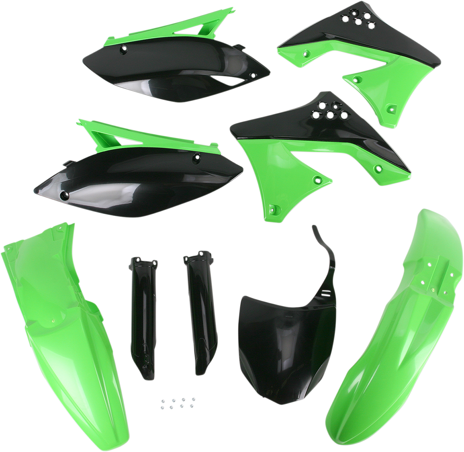 ACERBIS Kompletter Ersatz-Bodykit - OEM Grün/Schwarz 2198050145 