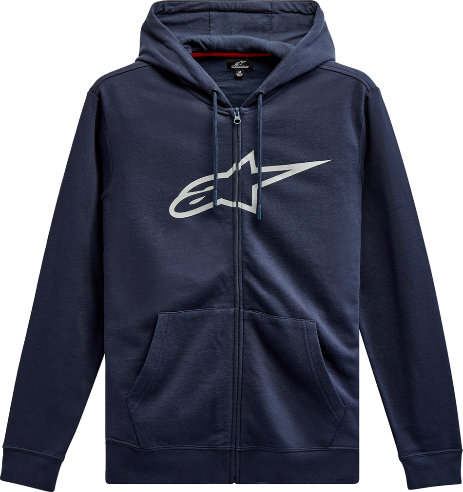 ALPINESTARS Ageless 2 Zip Hoodie - Navy/Gray - Medium 1038530527011M