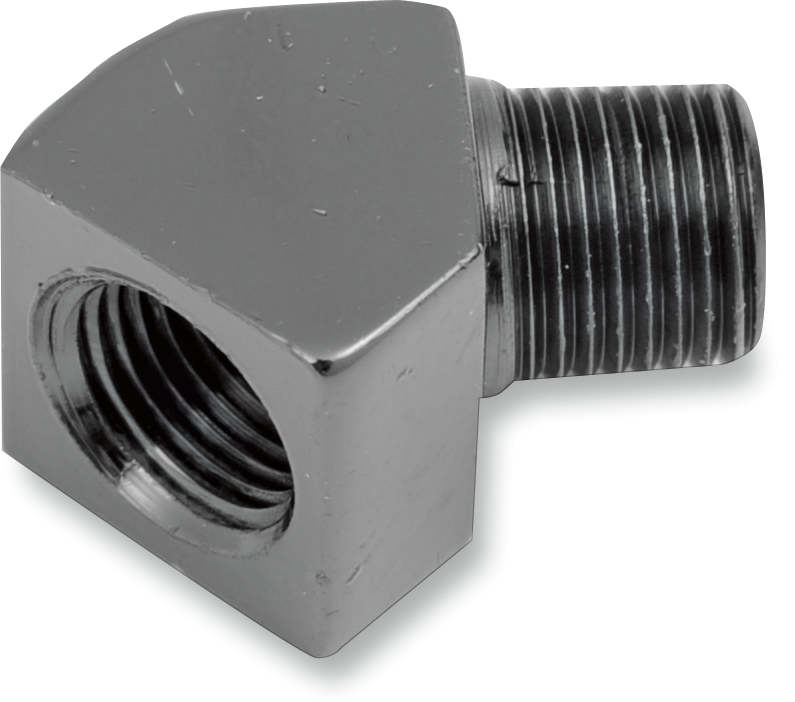 RUSSELL 45 Degree Fitting - 1/8" Male NPT - 1/8" Female NPT R70103B